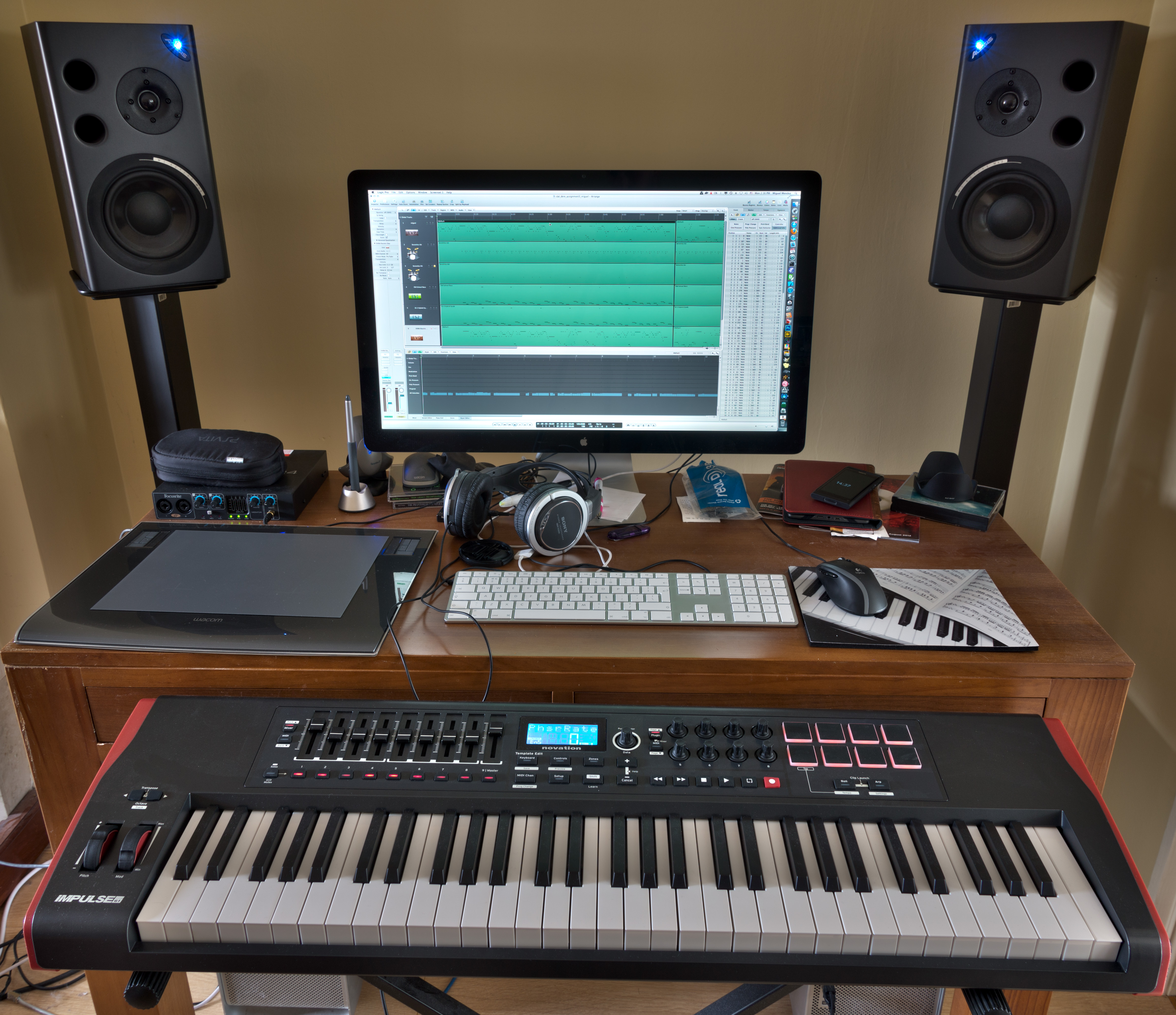 Flynn nrg's music room