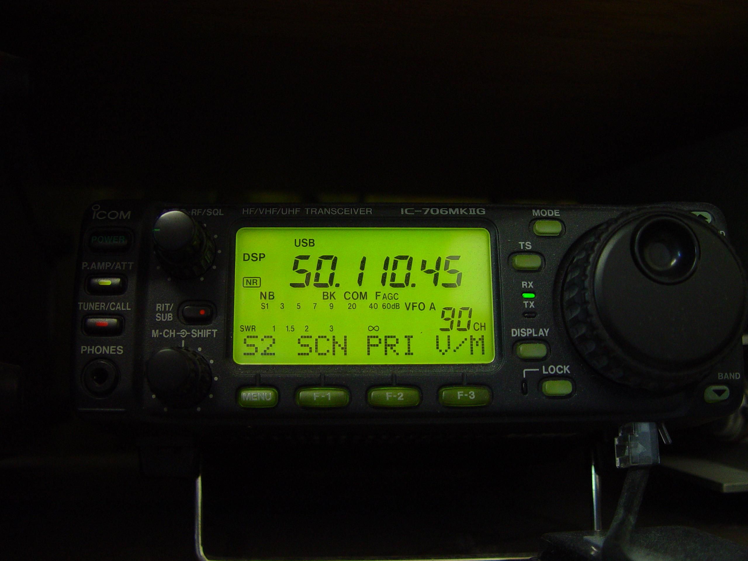 Icom ic 706mk8g hf vhf uhf transciever radio