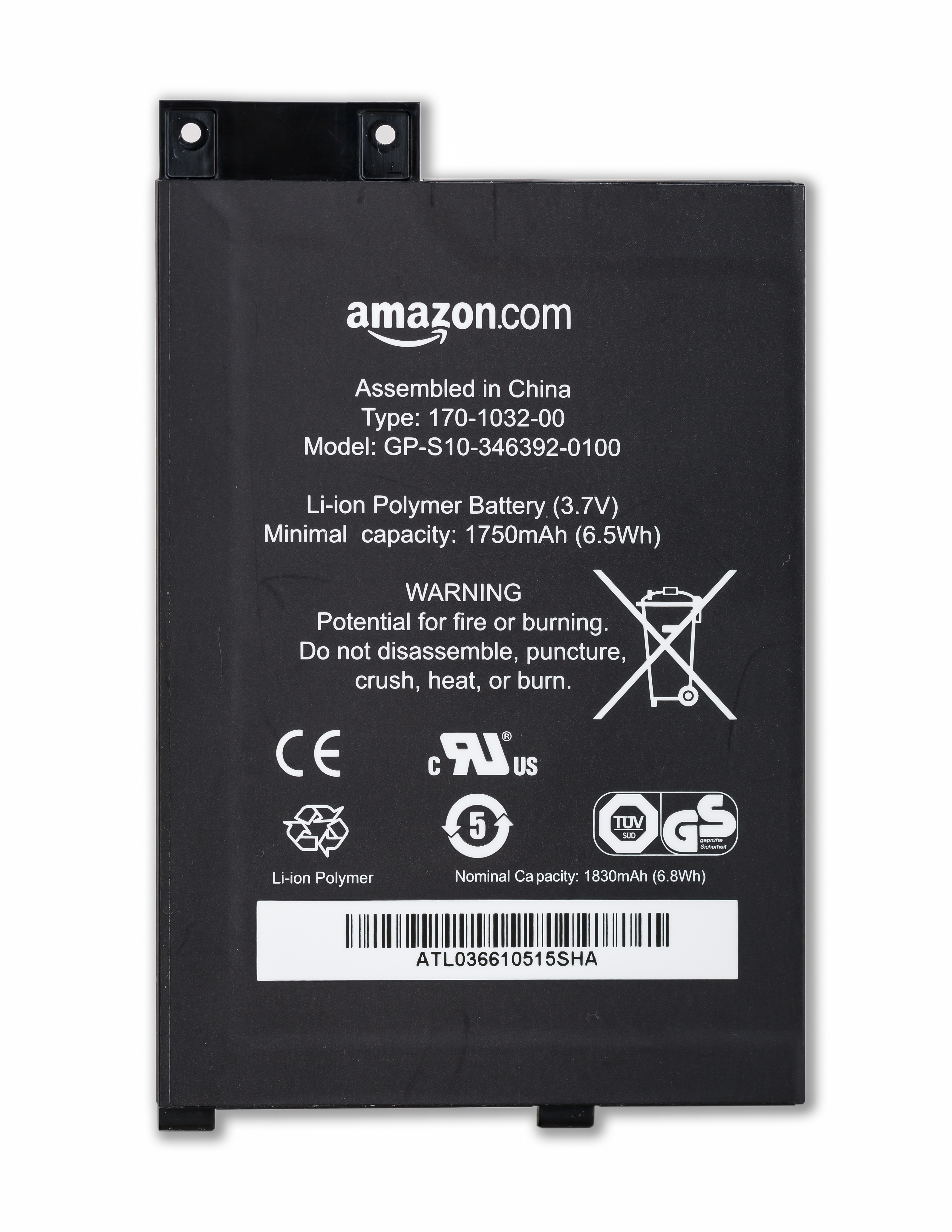 Kindle-Reader Lithium-Polymer-Battery-01