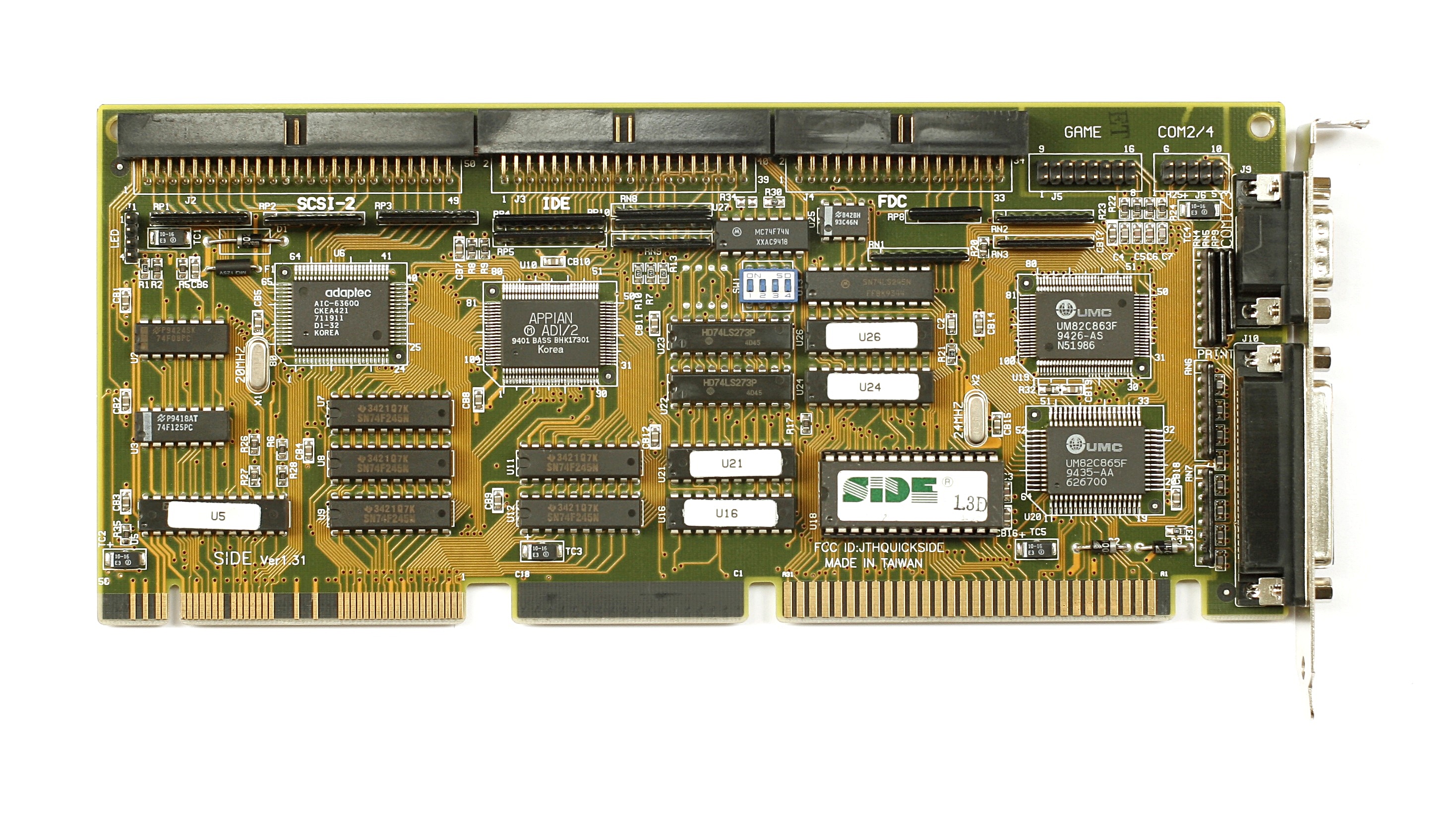 KL Quick Technology SCSI-2 IDE FDC