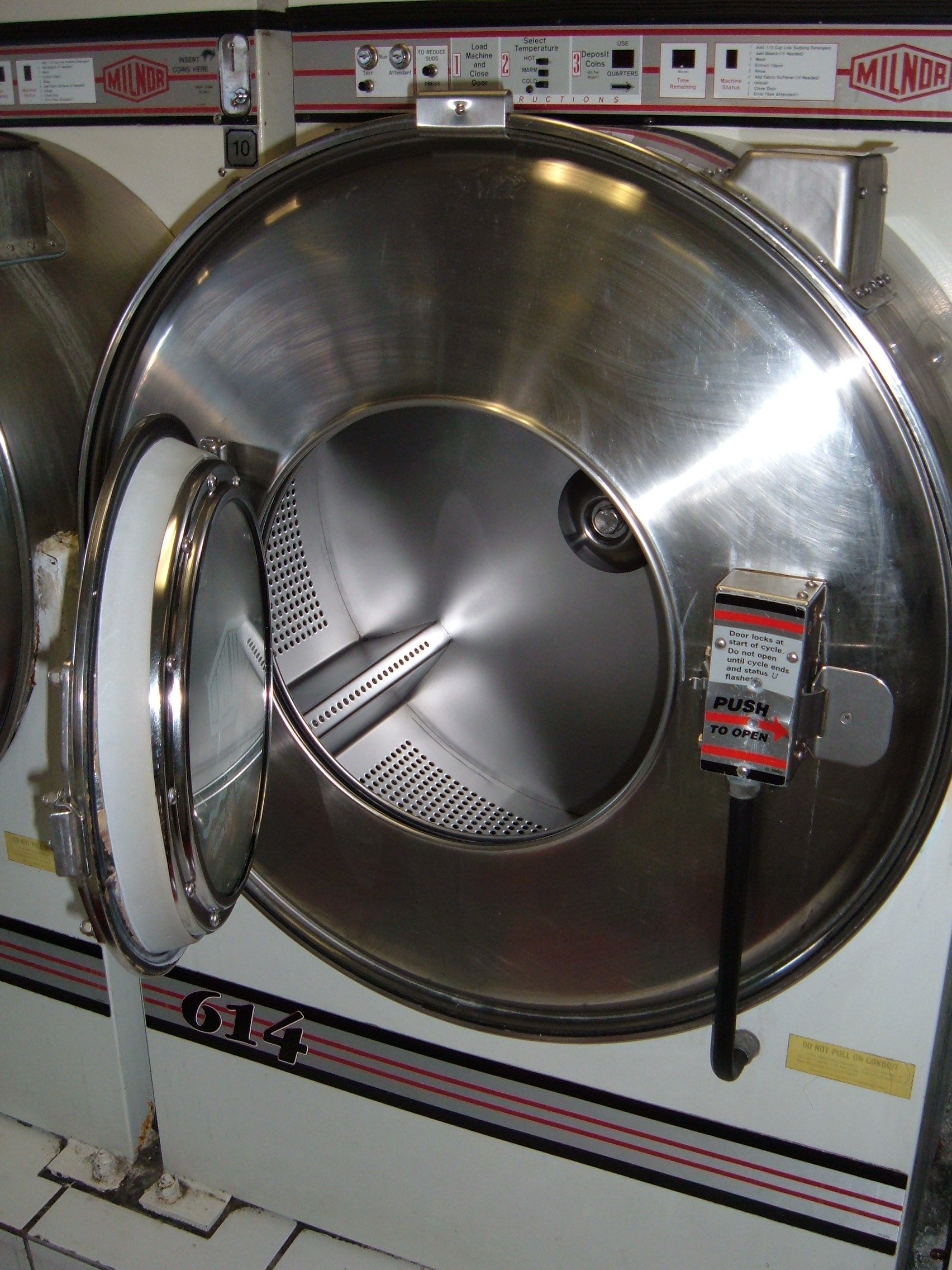 Milnor commercial washing machine
