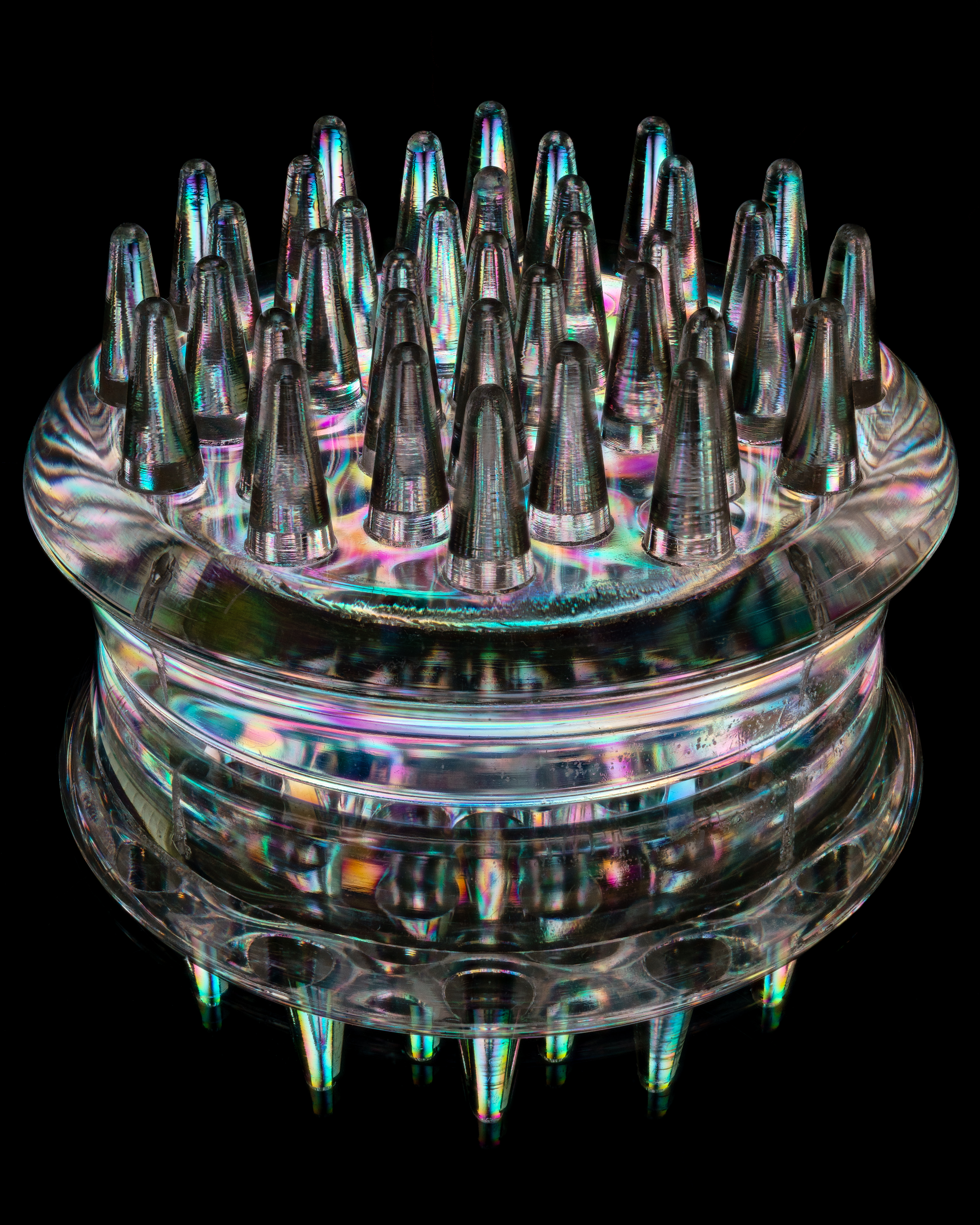 Photoelasticity - Spiked castor cup