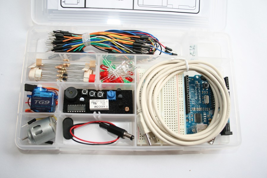 ARDX - Arduino Experimentation Kit (Inside the box)