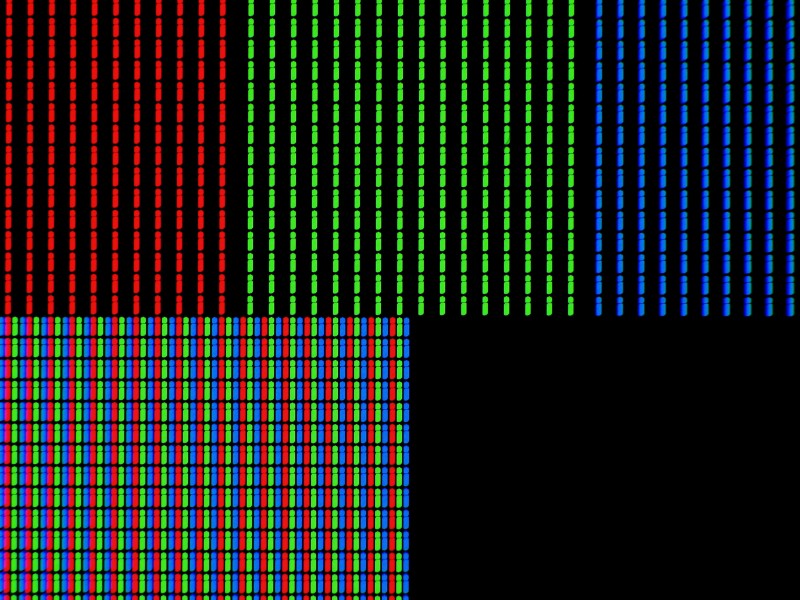 LCD pixels