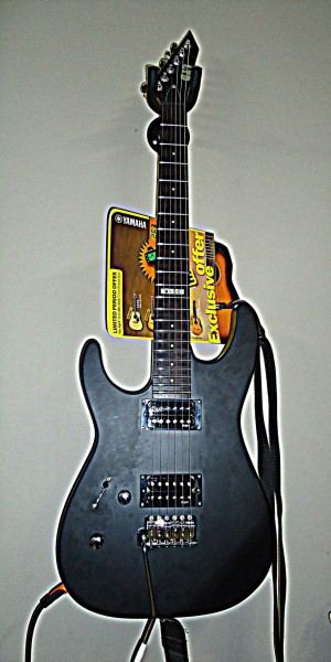 Left Handed ESP M-50 Guitar, Using Rajat Tejawat