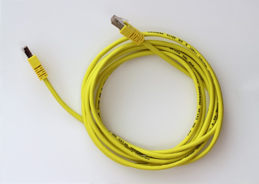 NC patch cable yellow