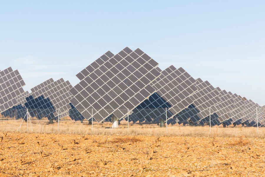 Paneles solares en Cariñena, España, 2015-01-08, DD 08