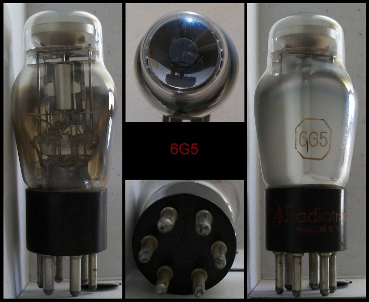 RCA 6G5 Magic eye tube