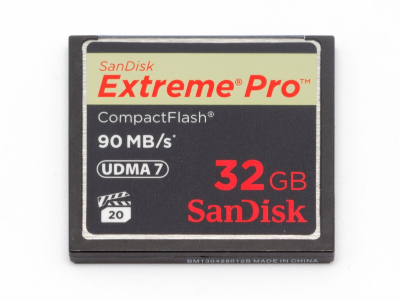 SANDISK Extreme Pro CompactFlash card 32 GB 90 MBs