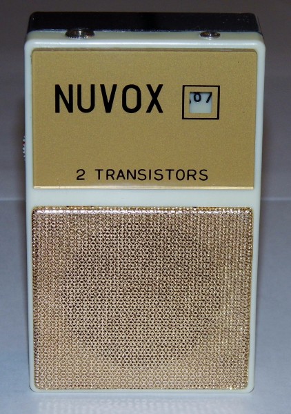 Vintage Nuvox 2-Transistor Boy's Radio (No Model Number), Made in Japan (8438889735)