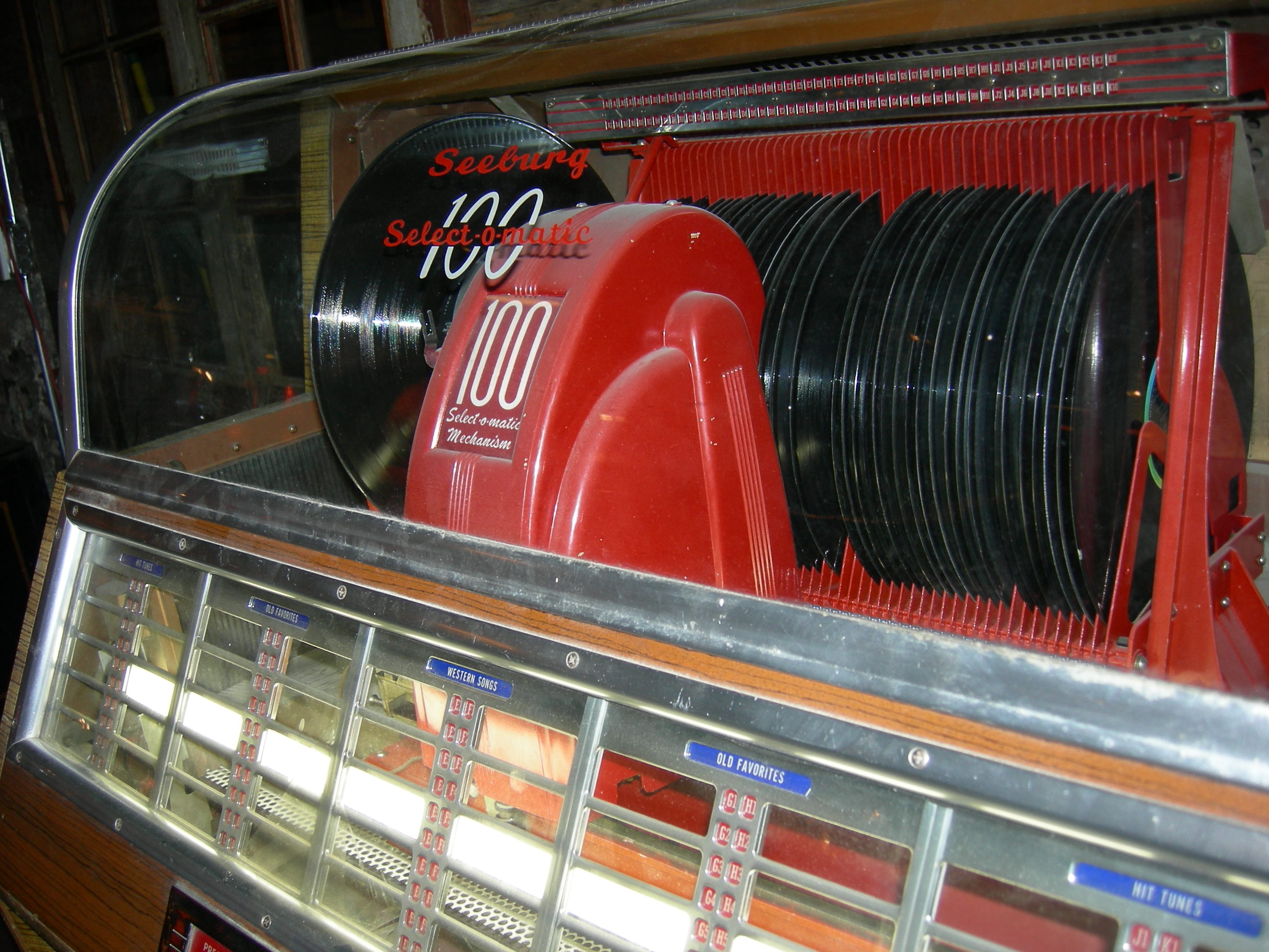 Seeburg Select-o-matic jukebox detail 02