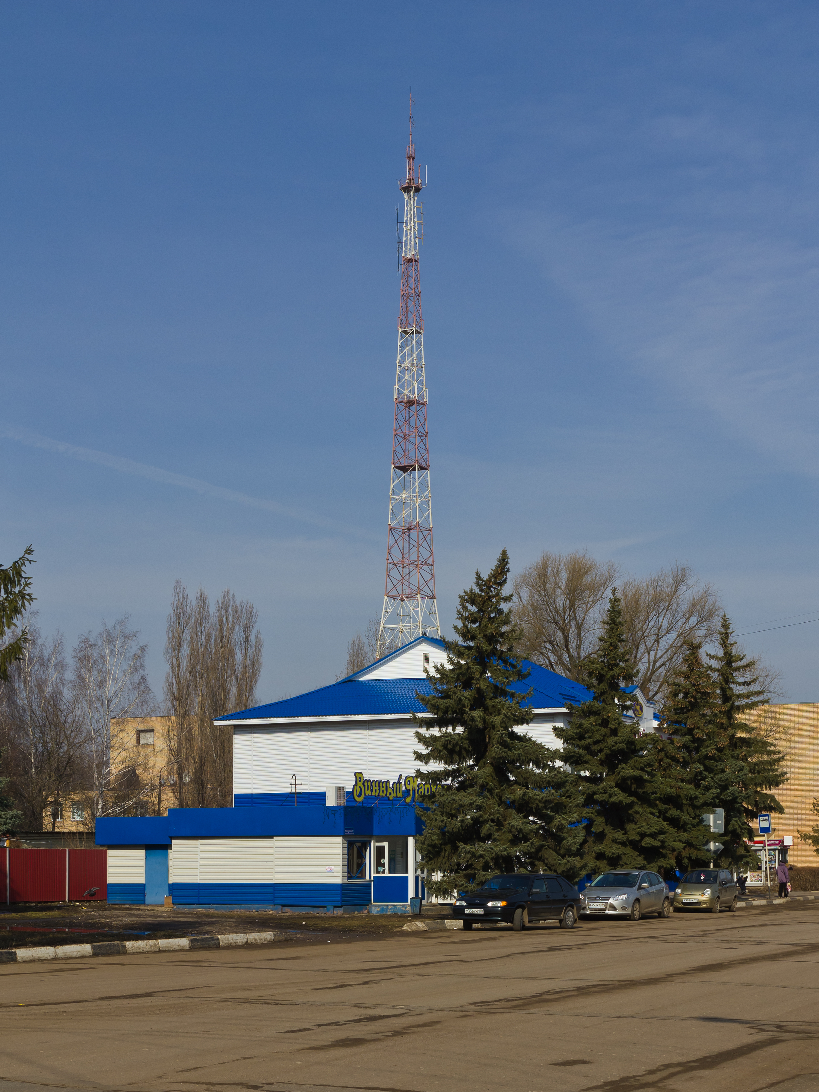 Serebryanye Prudy (MosOblast) 03-2014 img02-antenna mast