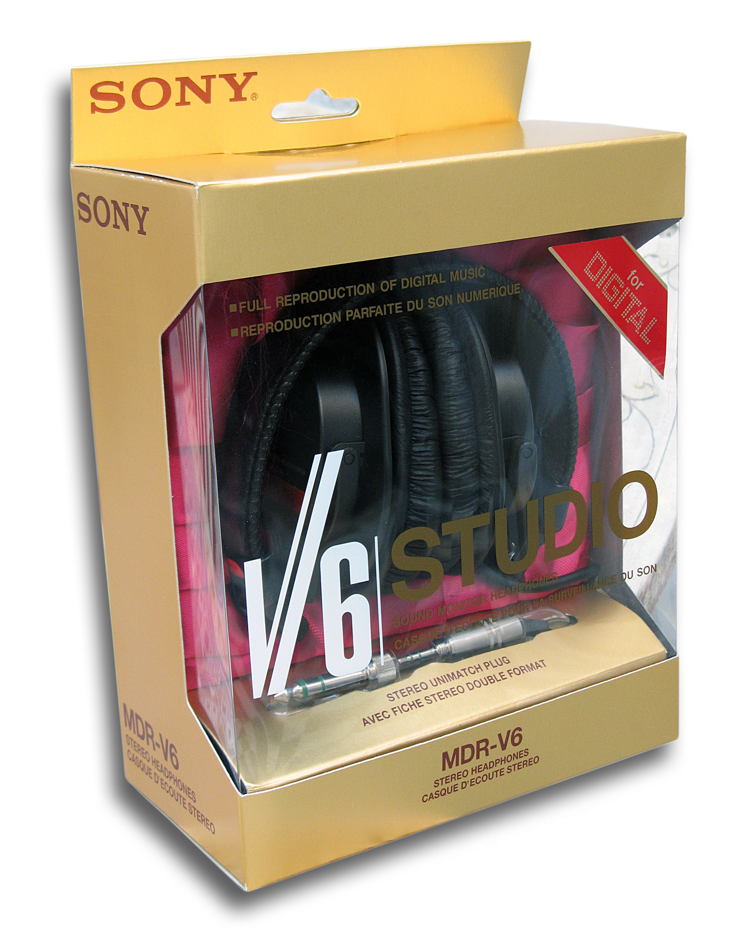 Sony MDR-V6 Headphones boxed