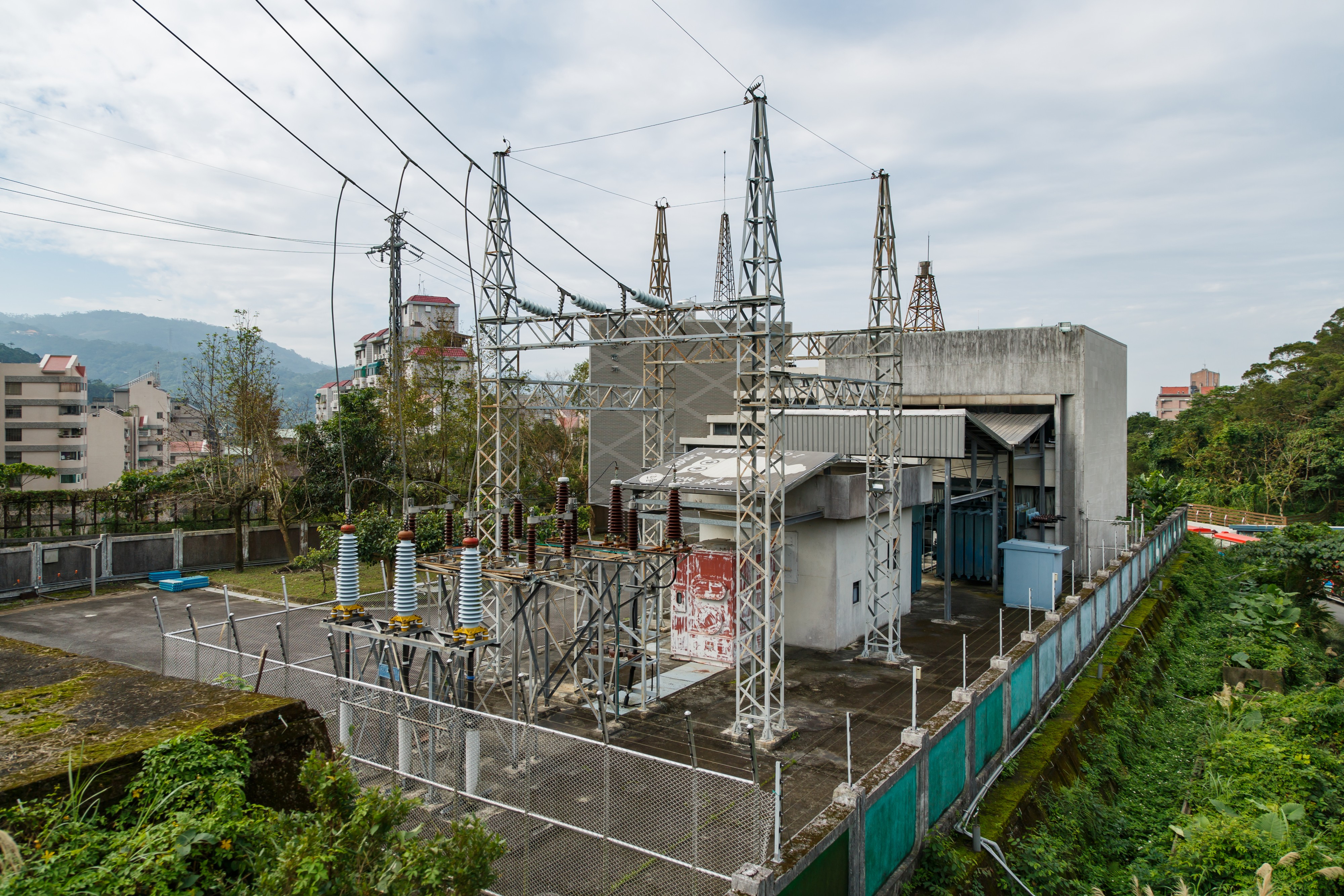 Taipei Taiwan Electrical-Substation-at-Taipei-Zoo-South-Station-01
