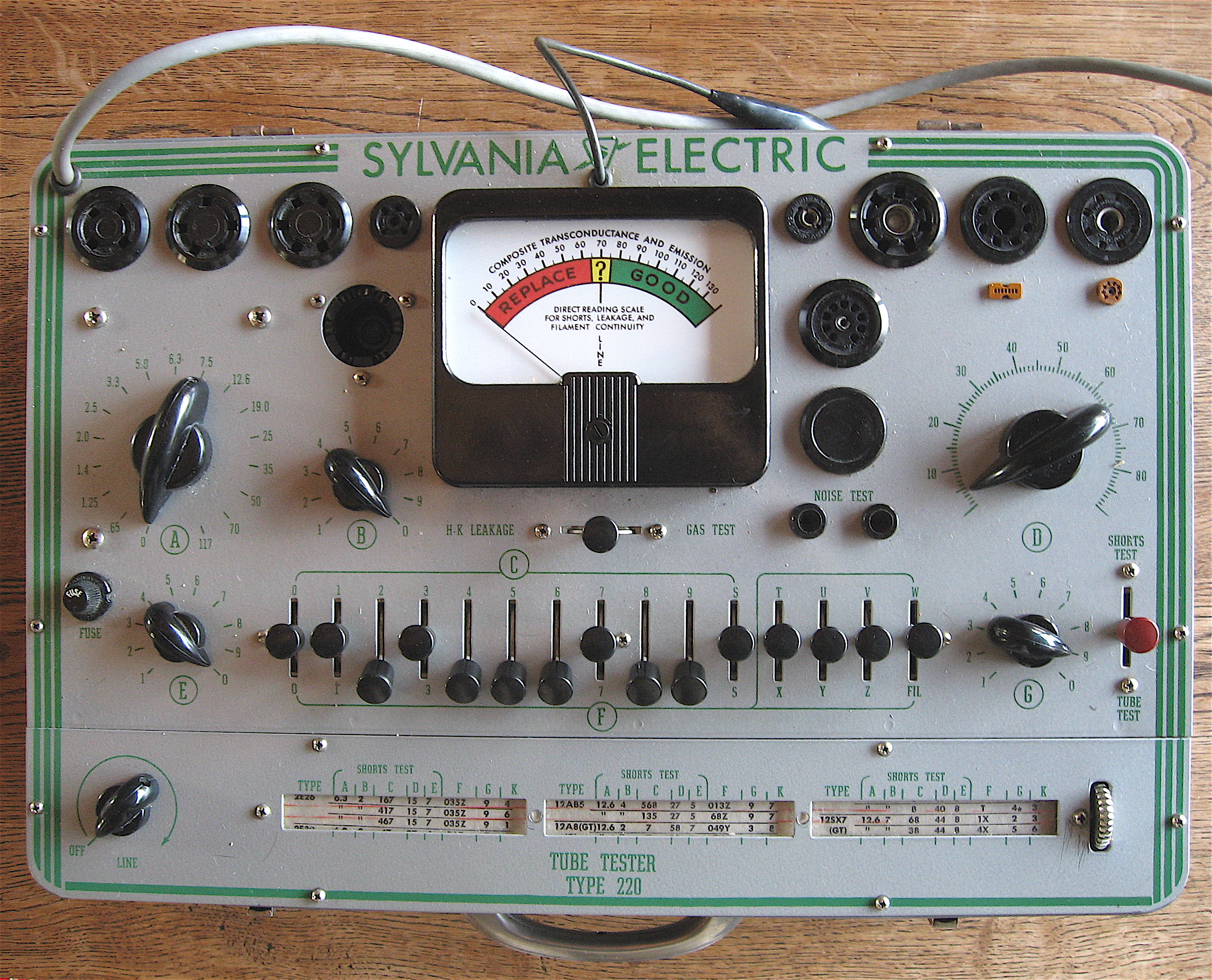 Vacuum tube multimeter