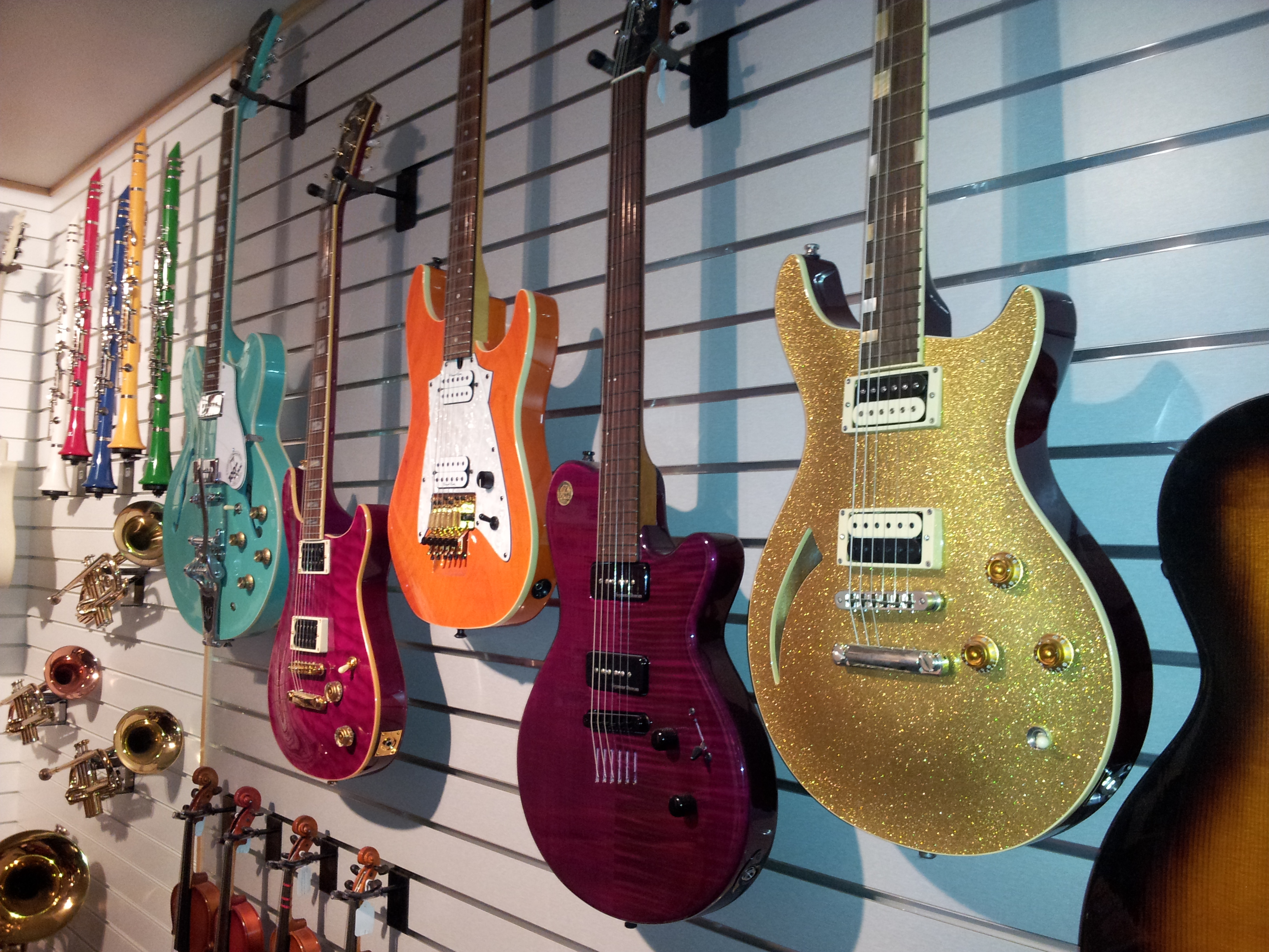 Wall of guitars, Museum of Making Music