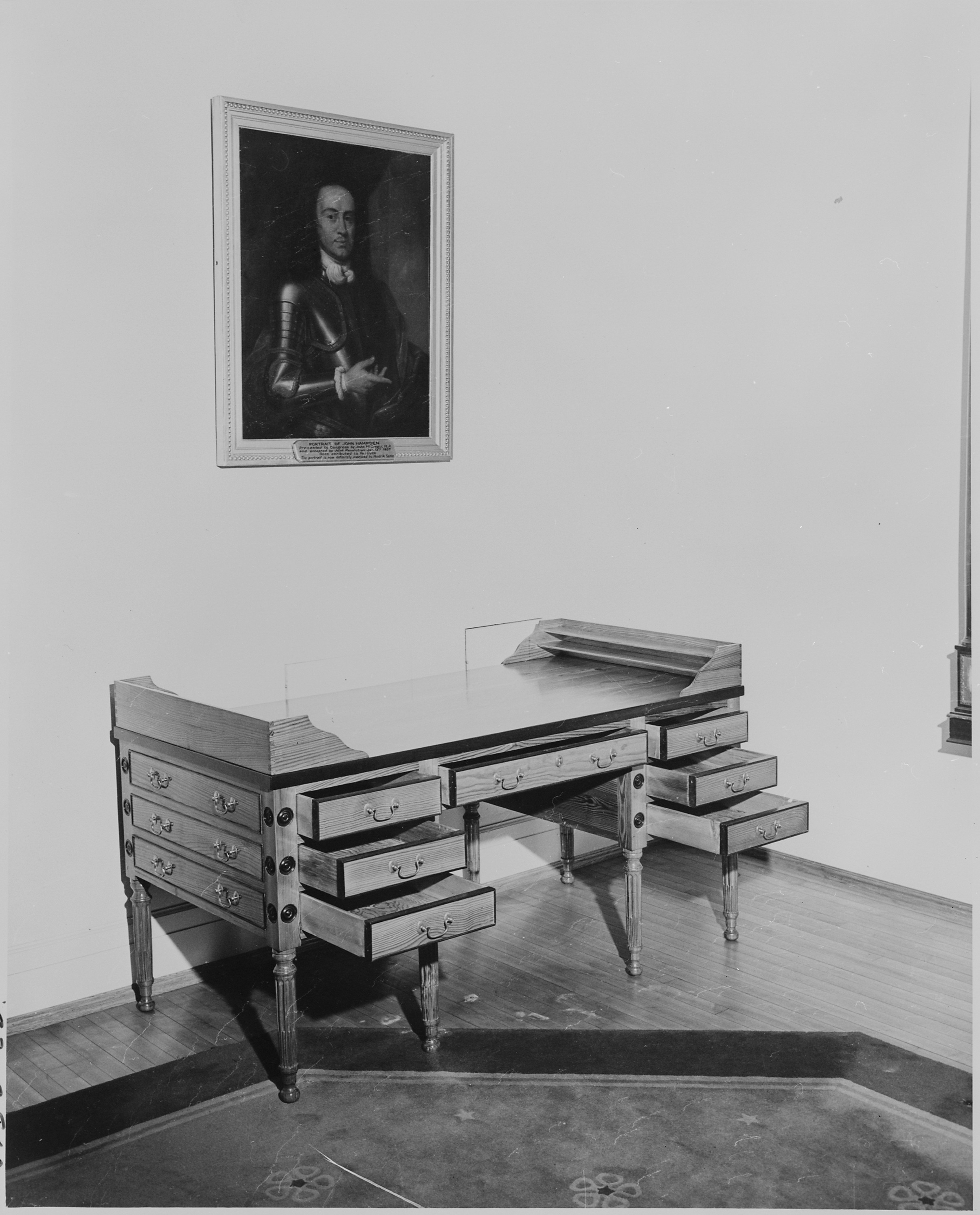 A copy of a desk used by George Washington, made for use in the White House during the administration of President... - NARA - 199968