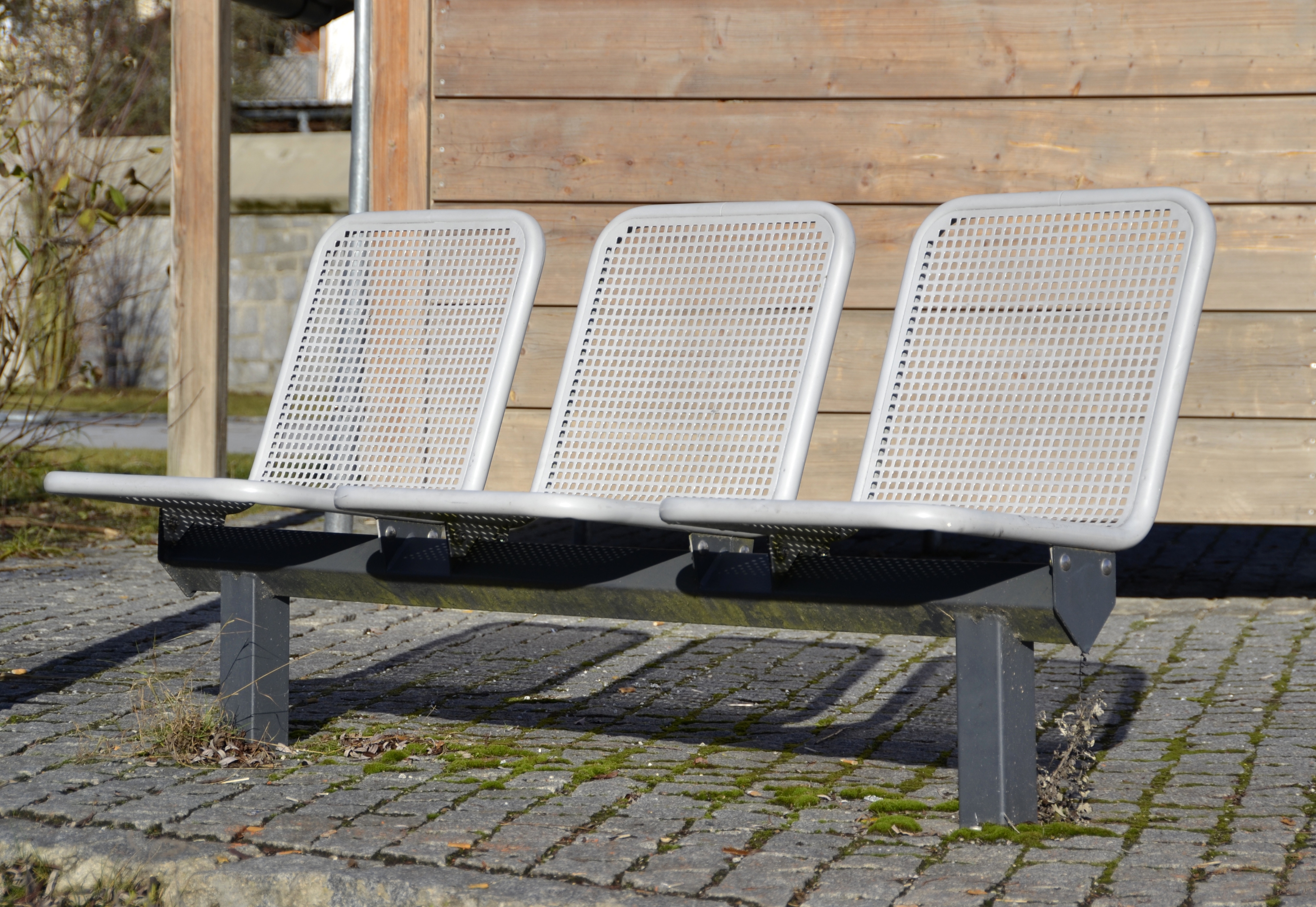 Outdoor seating row, 2012