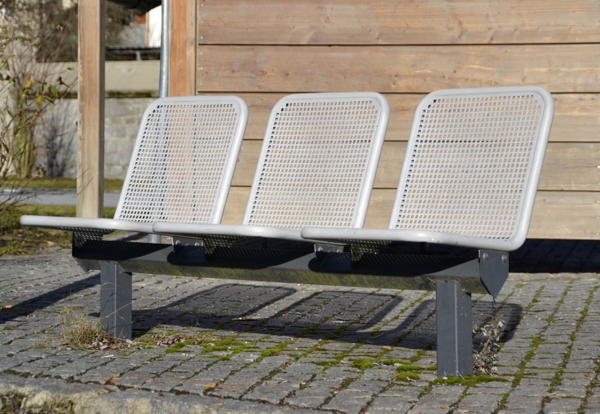 Outdoor seating row, 2012