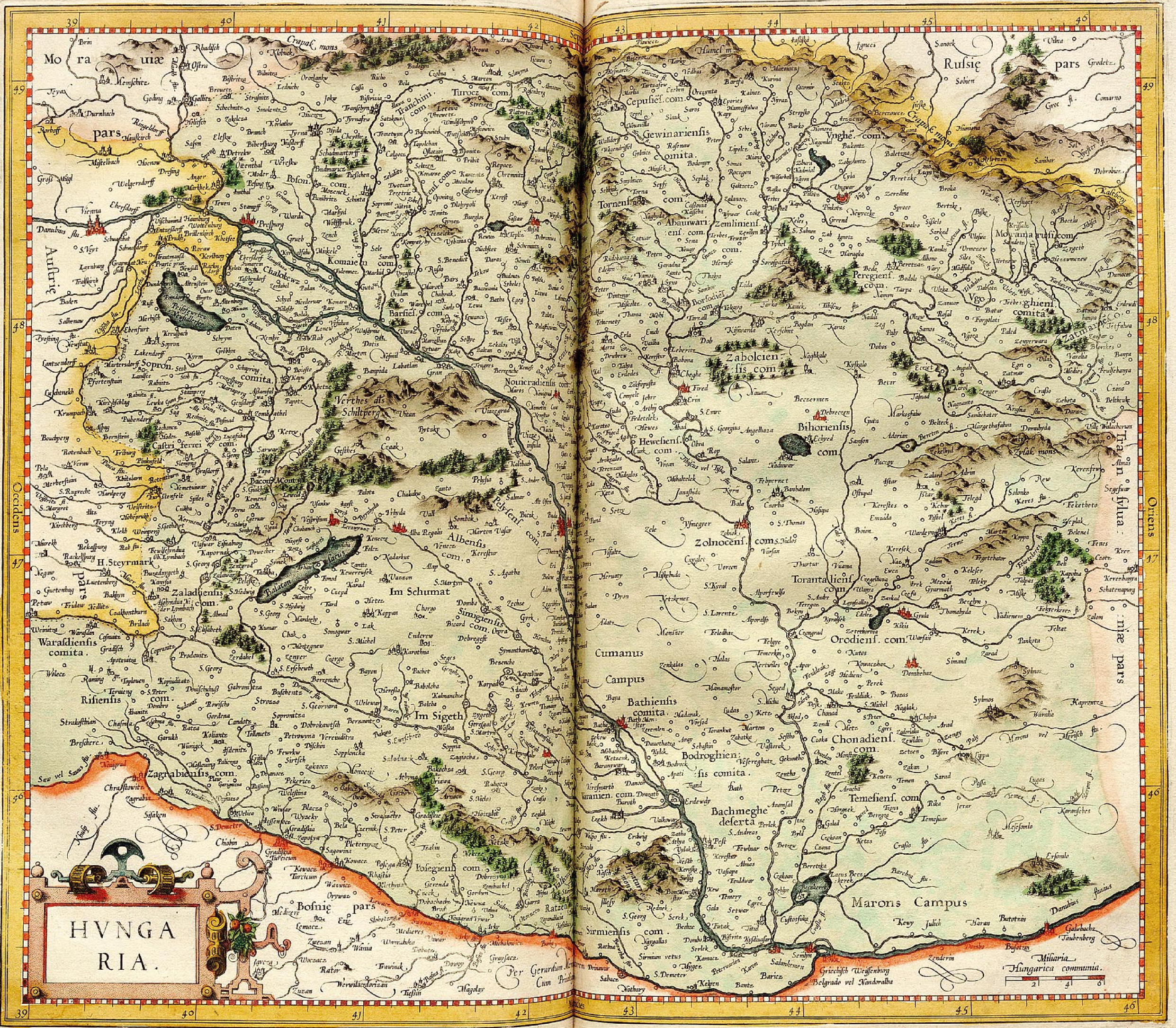 Atlas Cosmographicae (Mercator) 225-Hungaria