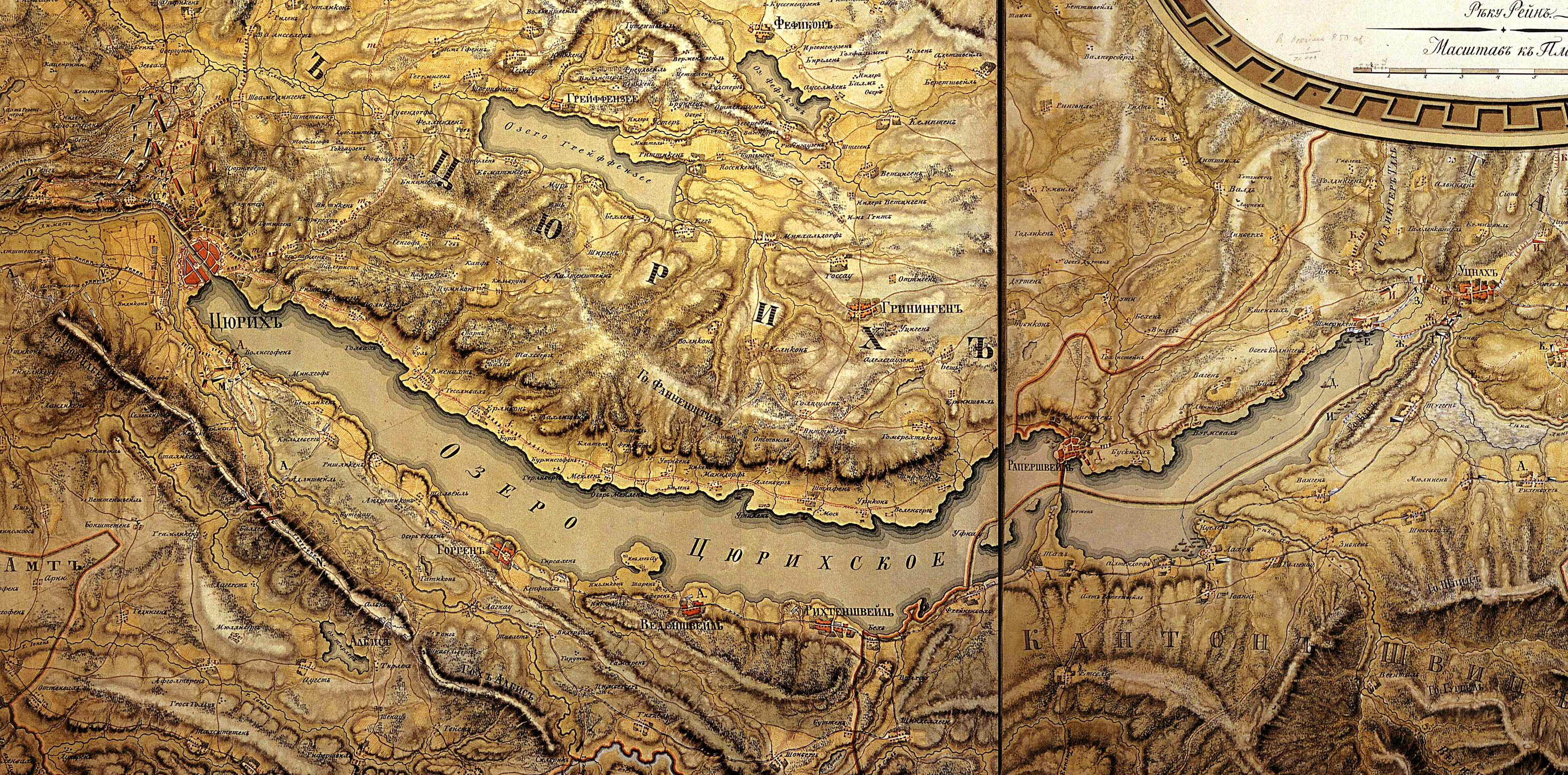 Atlas Suworow, Zuerichsee 1799, 01 12