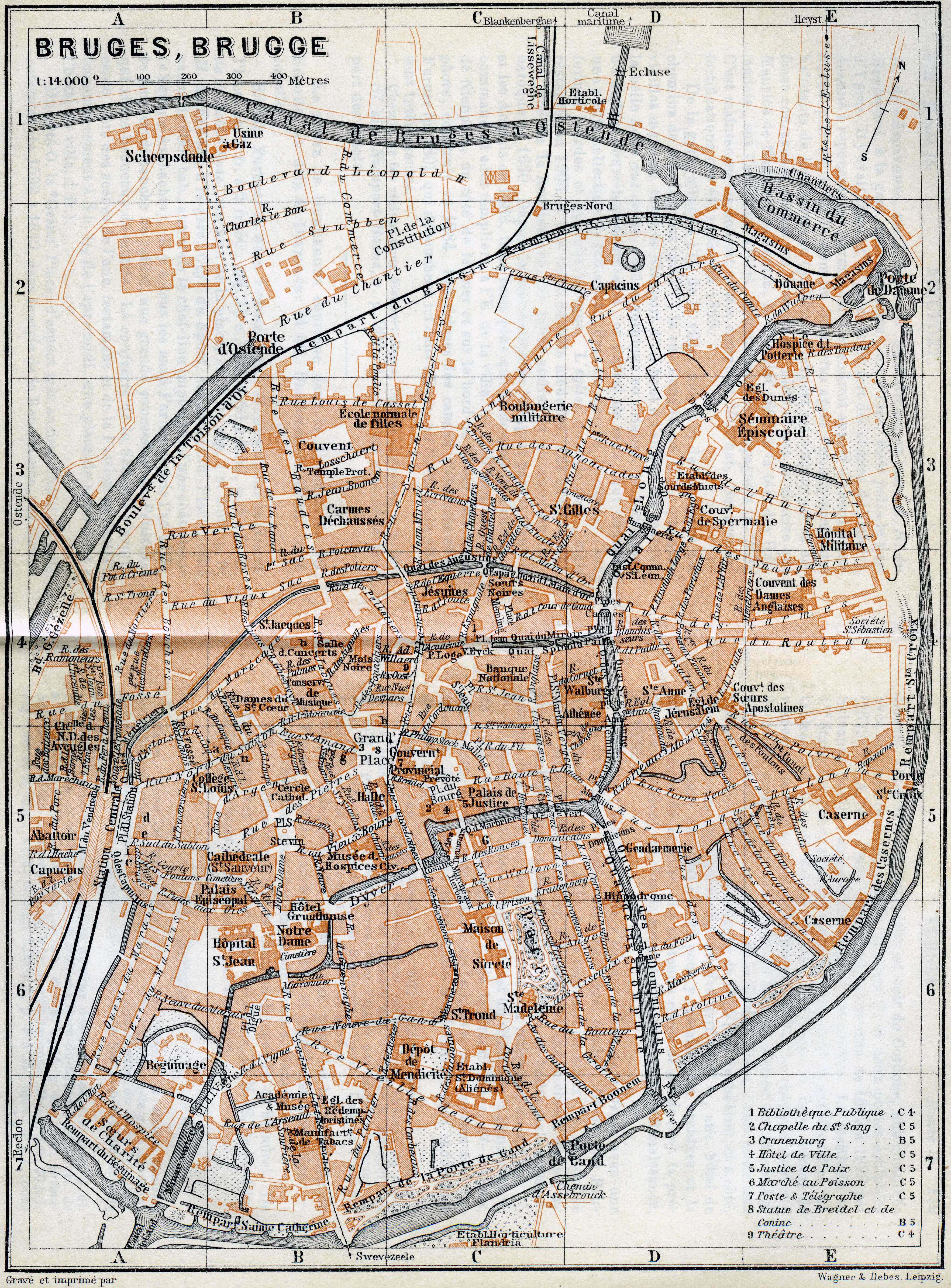 Baedeker Brugge 1905