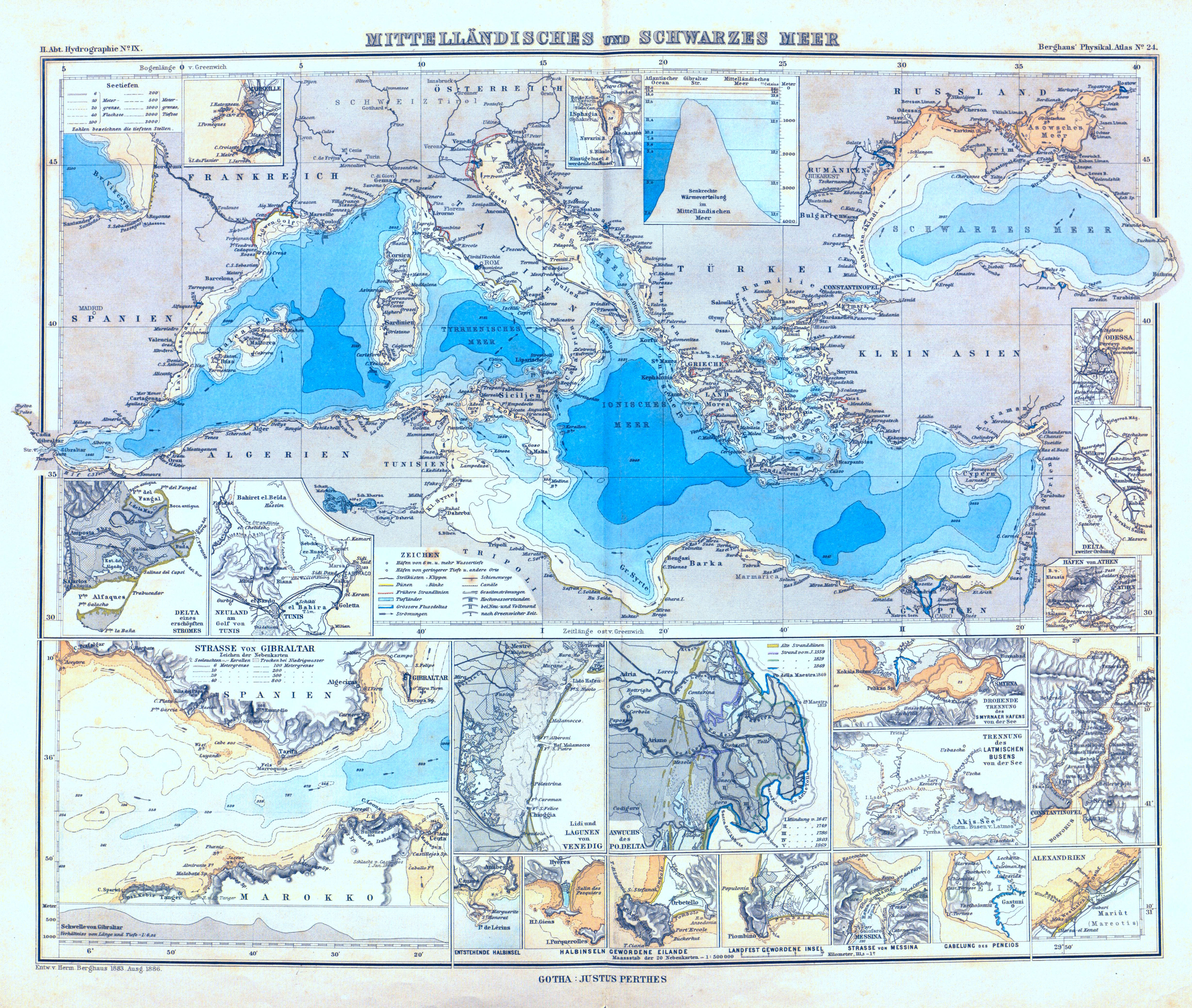Berhaus Atlas der Hydrographie 9