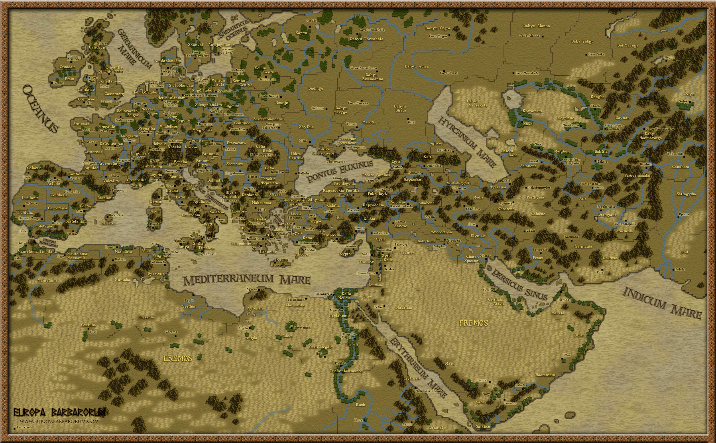EB 1.1 antique map