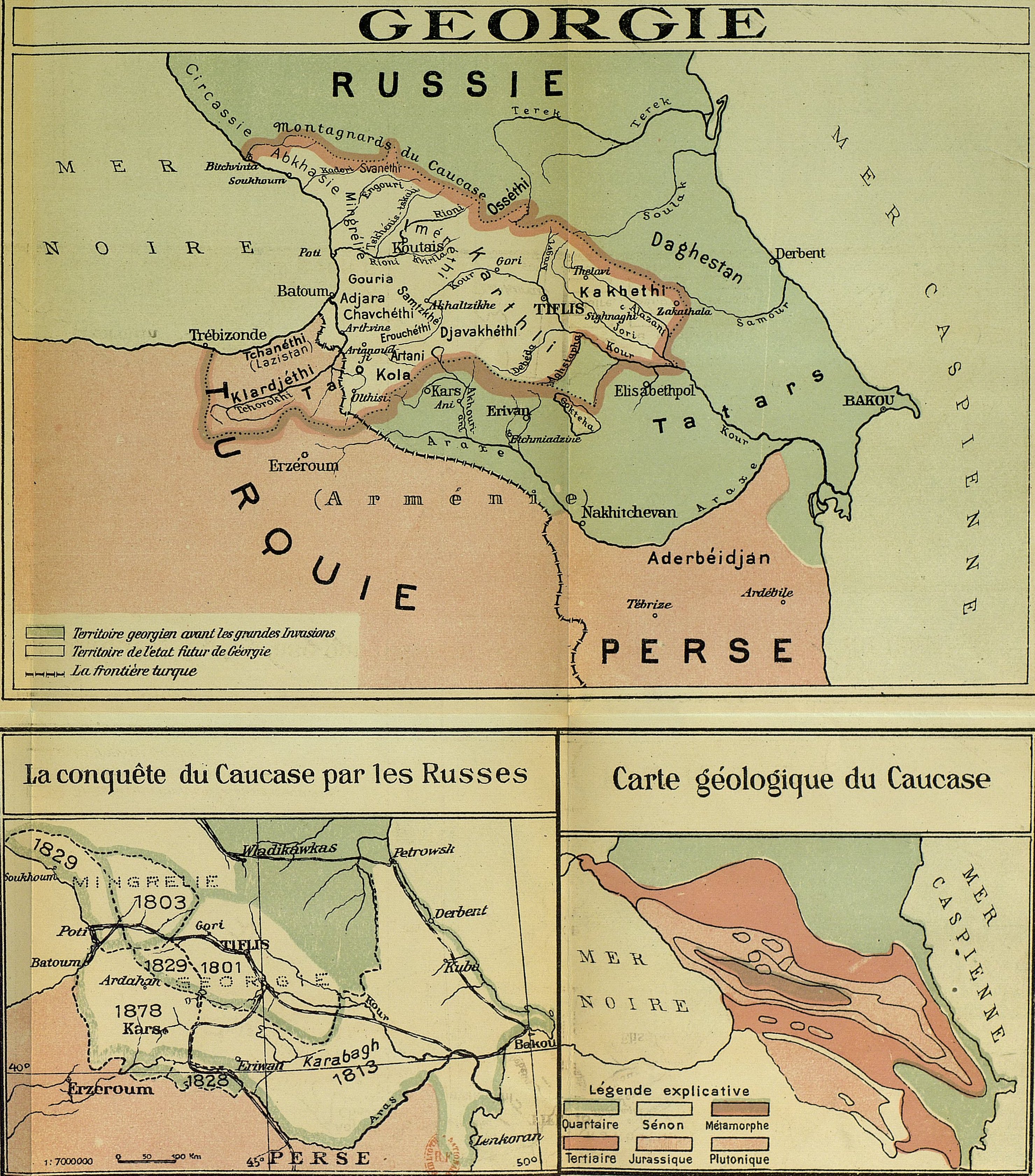 Géorgie. La Géorgie et la guerre actuelle. 1915. P.49