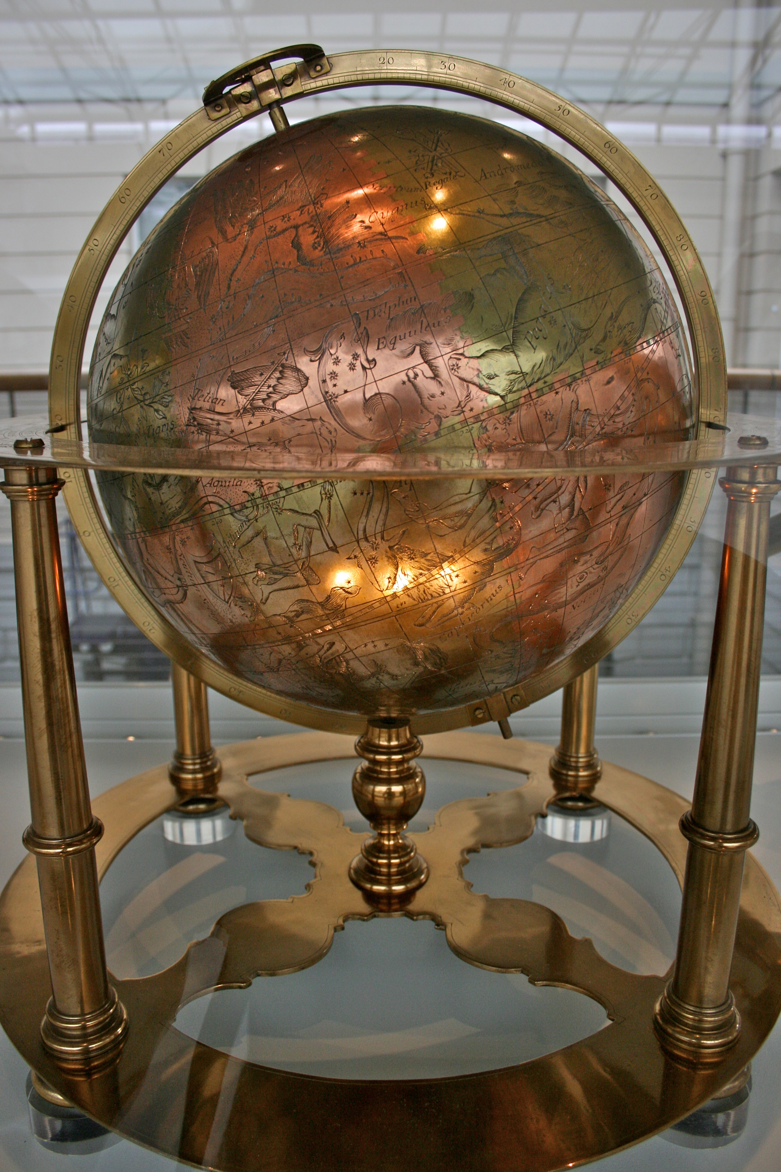 German celestial globe, circa 1725