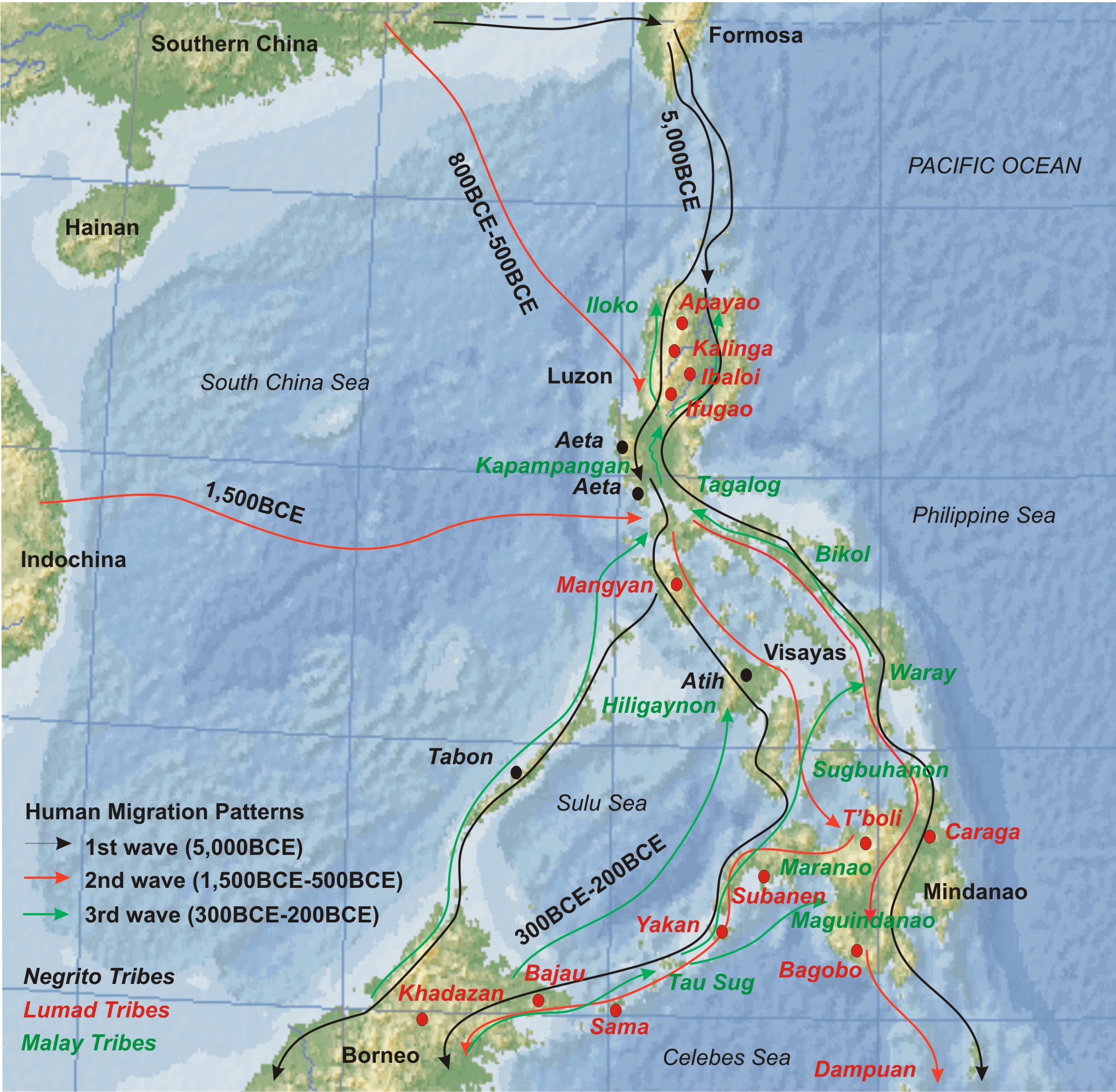 Human migration into the Philippines and Basilan