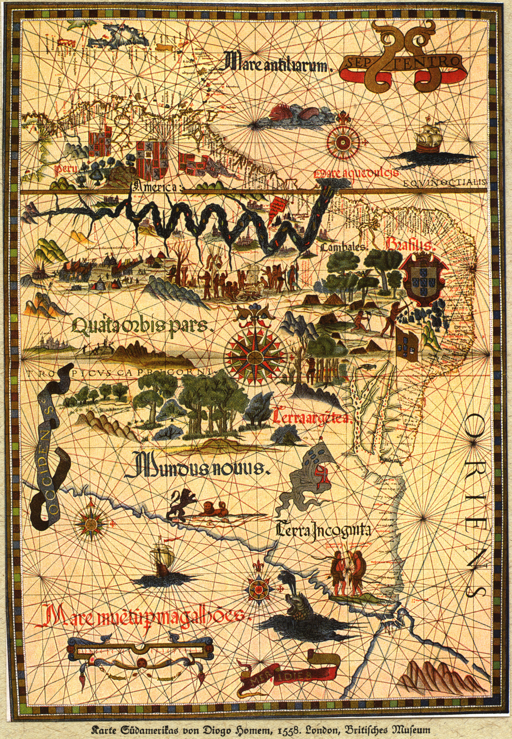 Map South America