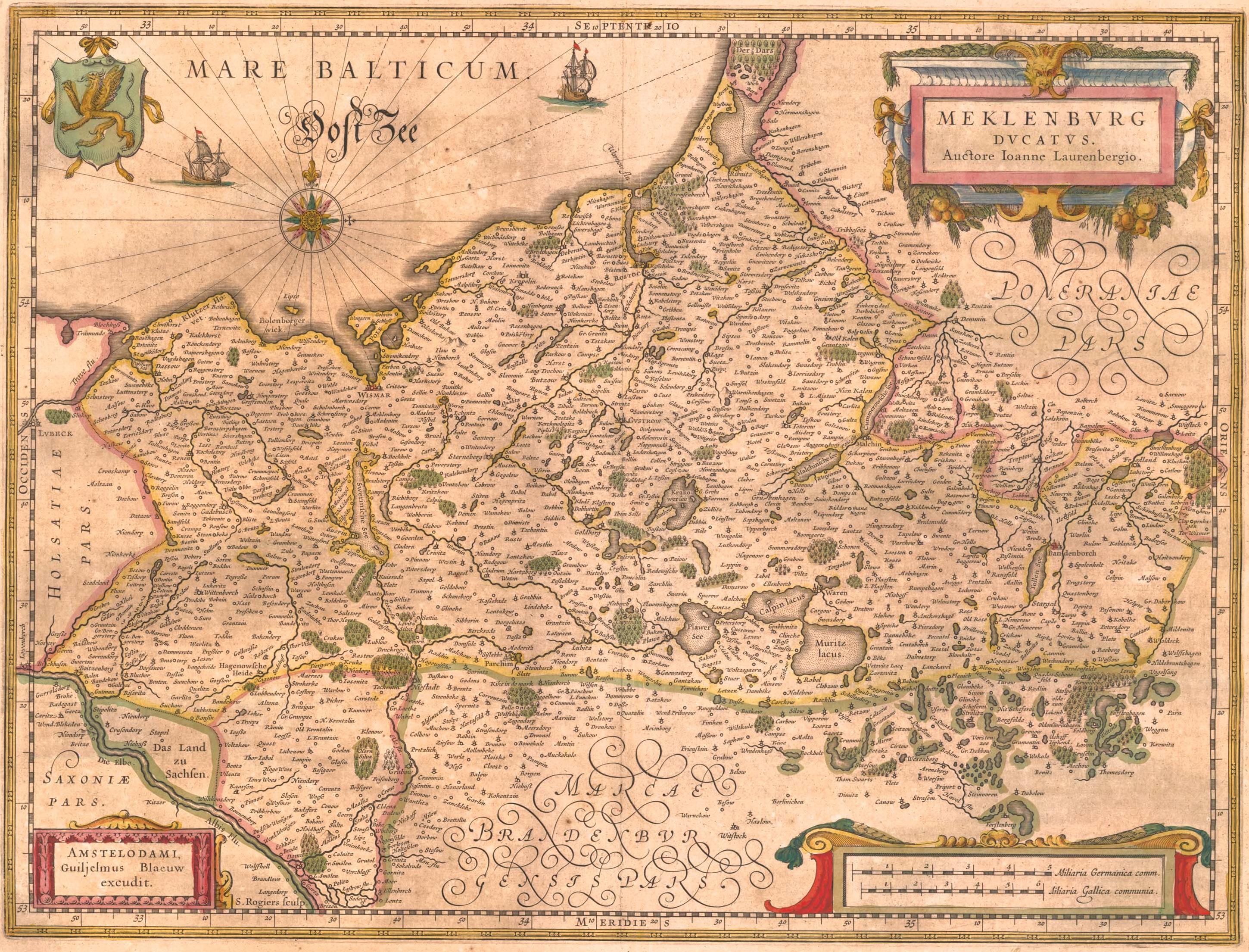 Mecklenburg Karte1614