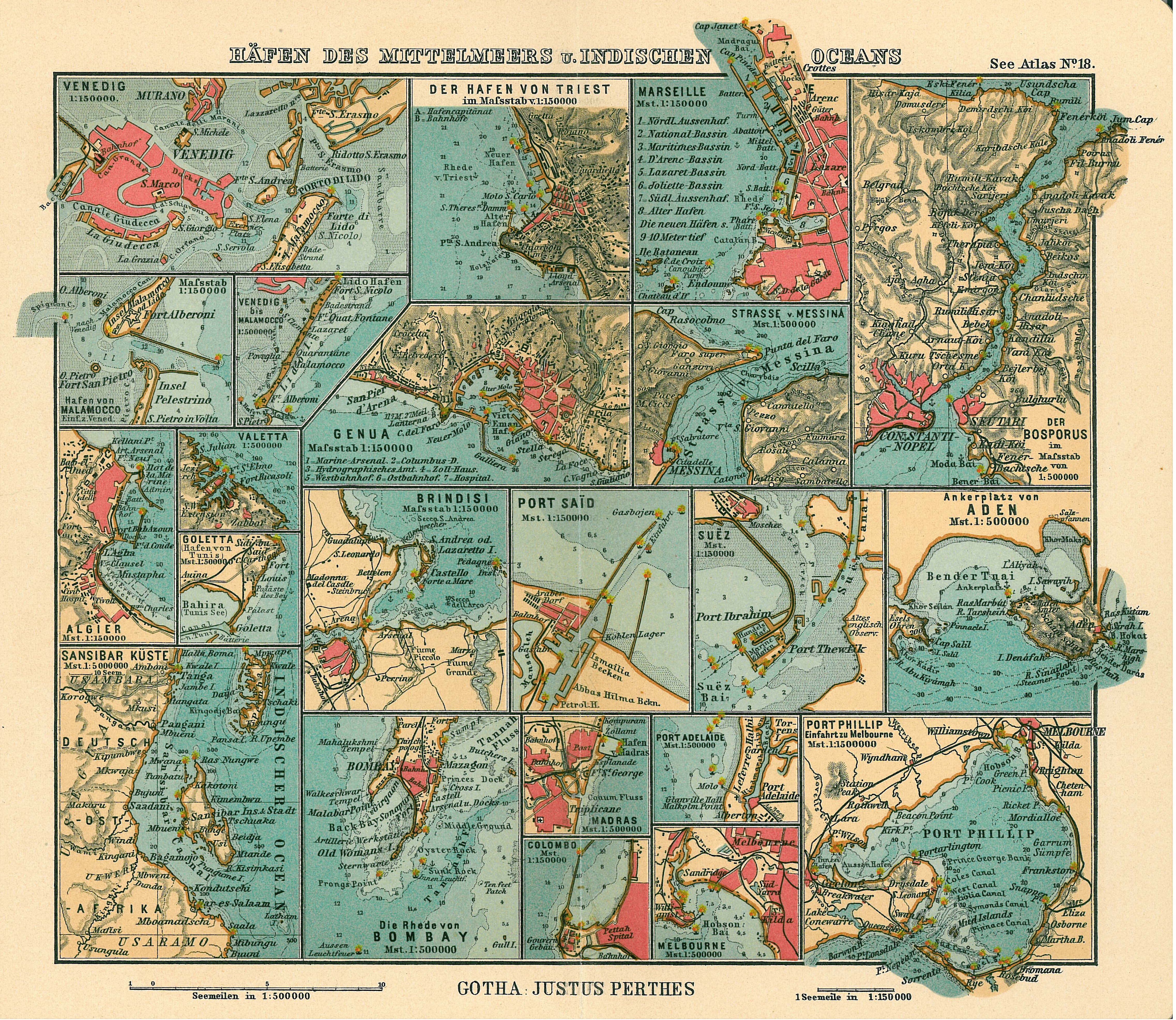 Mediterranean Indian Seaports