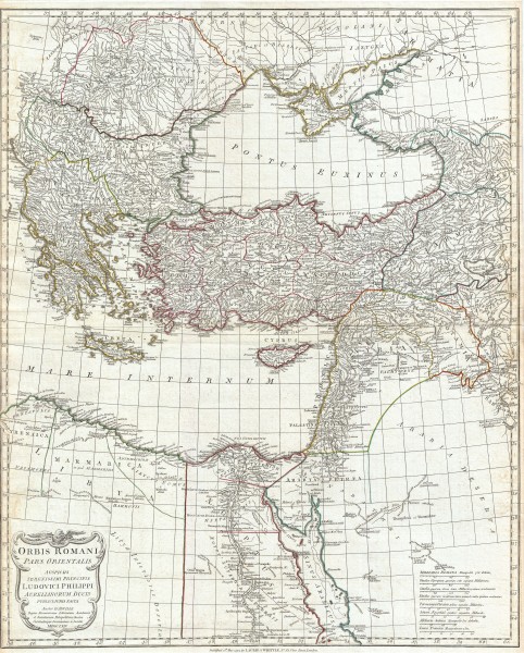1794 Anville Map of the Eastern Roman Empire (inclues Greece) - Geographicus - RomanEmpireEast-anville-1794