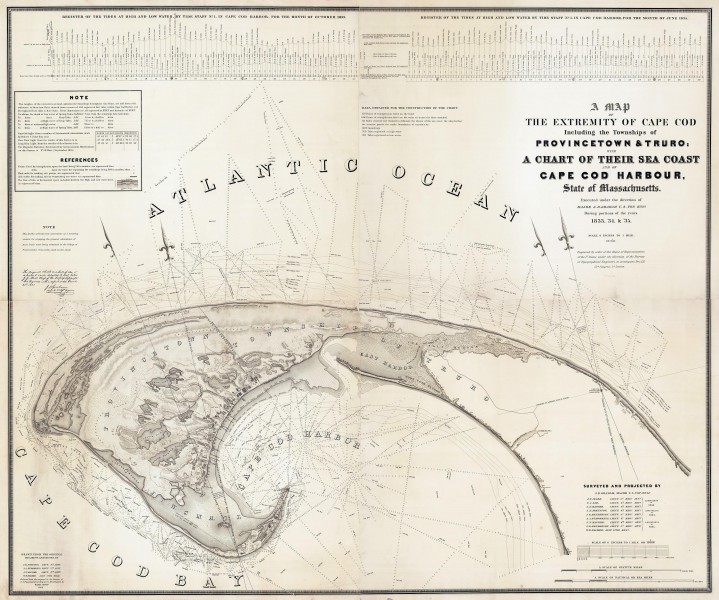 1836 Provincetown US Topographical Bureau