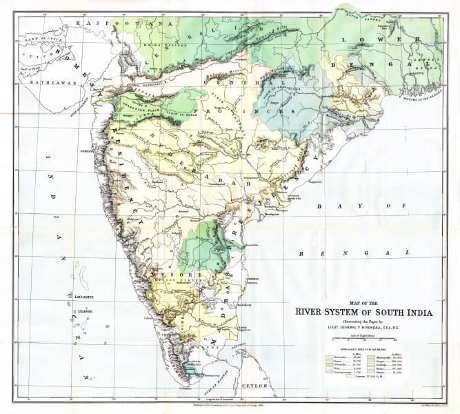 1886 River System of South India