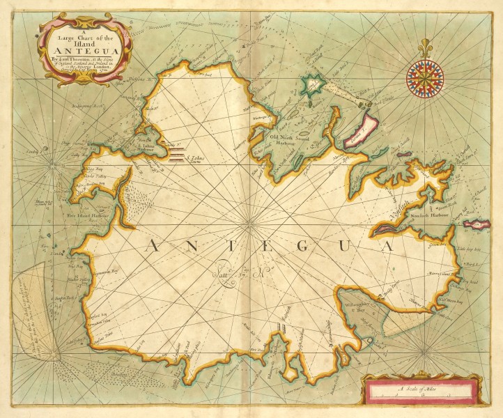 A large chart of the Island ANTEGUA (NYPL b13909432-1640616)