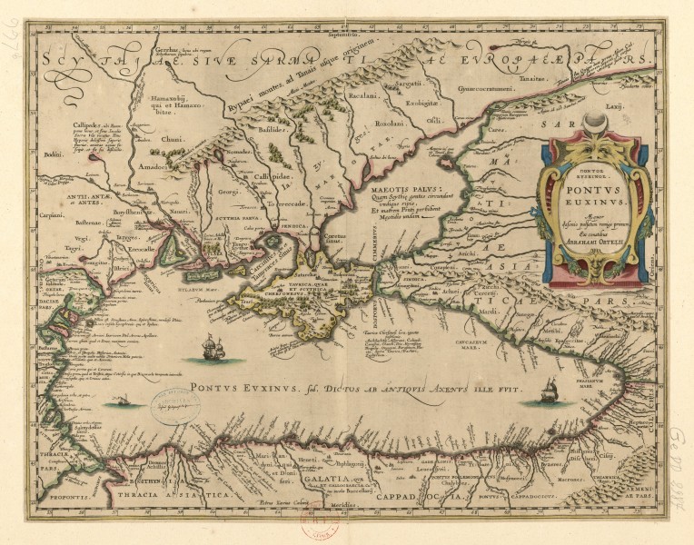 Abrahami Ortelii. Pontvs Euxinvs (17th century)