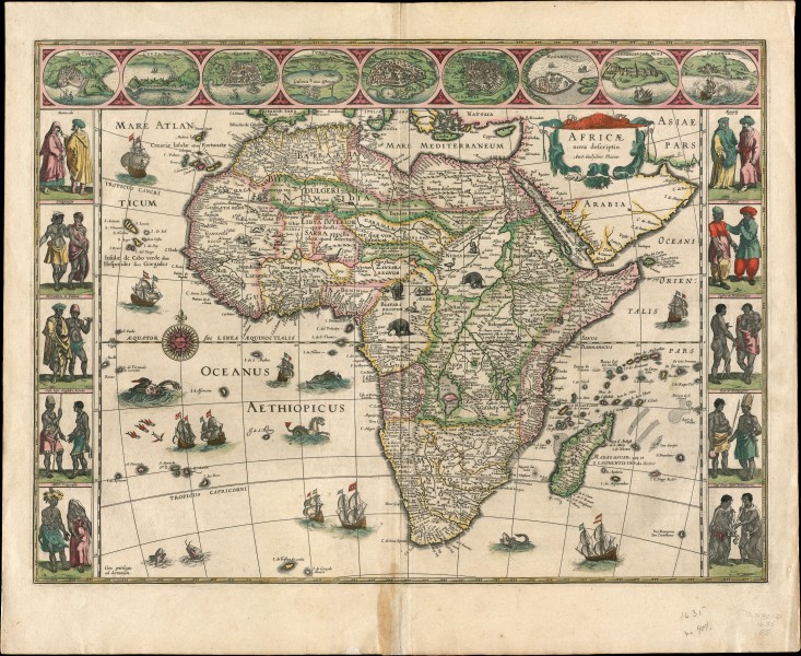Africa 1635, Willem Janszoon Blaeu (3805125-sheet1-recto)
