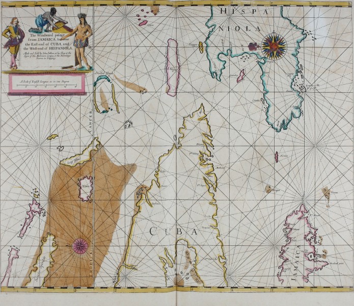 Atlas maritimus, or A book of charts - Describeing the sea coasts capes headlands sands shoals rocks and dangers the bayes roads harbors rivers and ports, in most of the knowne parts of the world. (14751116044)