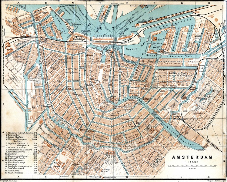 Baedeker Amsterdam 1905