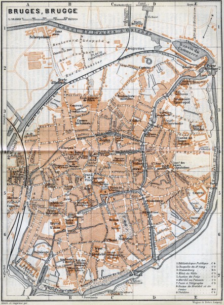 Baedeker Brugge 1905