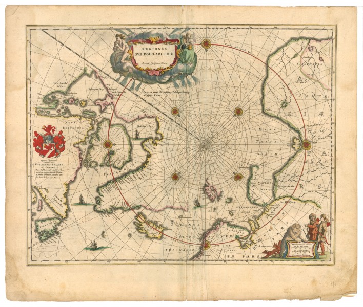 Blaeu 1645 - Regiones sub Polo Arctico