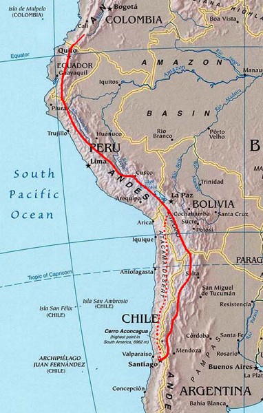 Carte Qhapaq Nan
