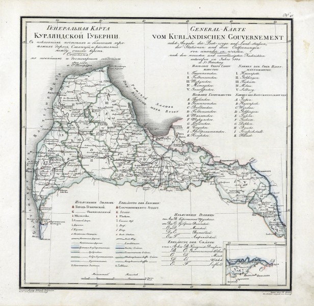 Courland governorate 1820