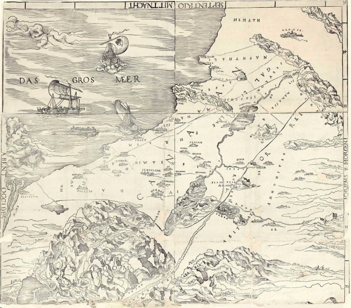 Cranach israel map