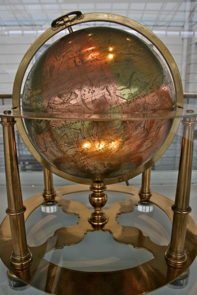 German celestial globe, circa 1725
