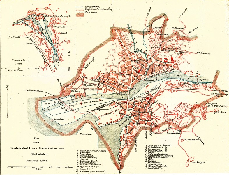 Halden map 1884