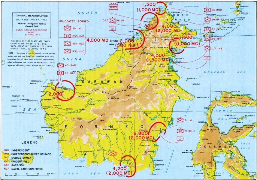 Japanese forces Borneo